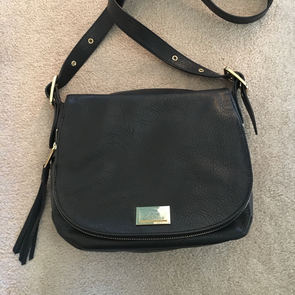 Black Leather Juicy Couture Crossbody (AUTHENTIC)